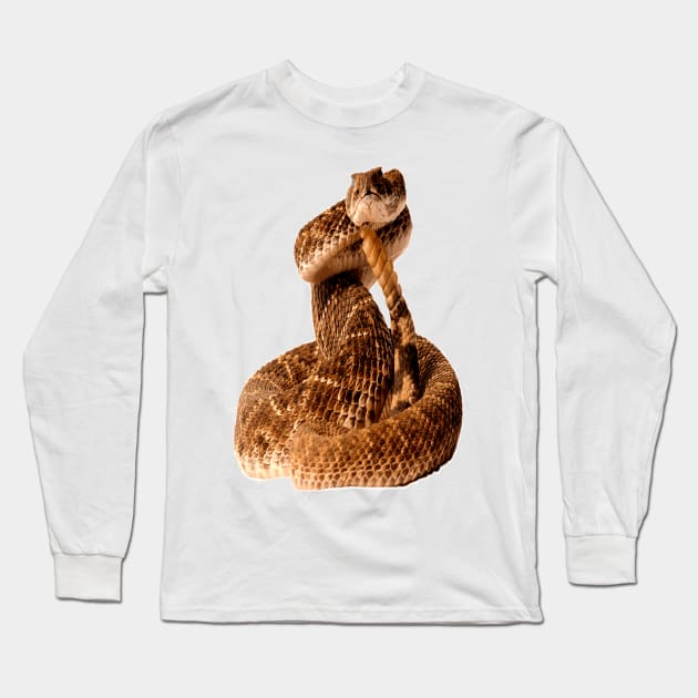 Rattlesnake Long Sleeve T-Shirt by NerdsbyLeo